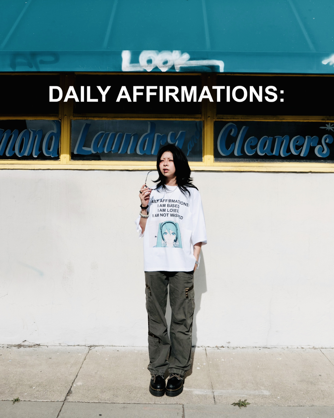 Daily Affirmations (oversized) Tee