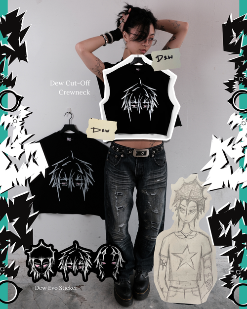 Dew Cut-Off Sweater