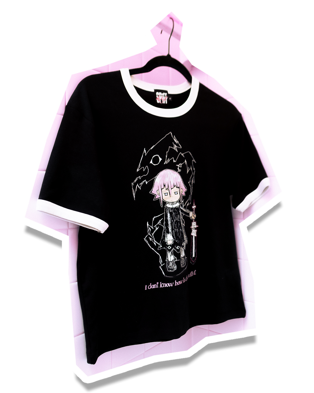 “deal with it.” ringer tee