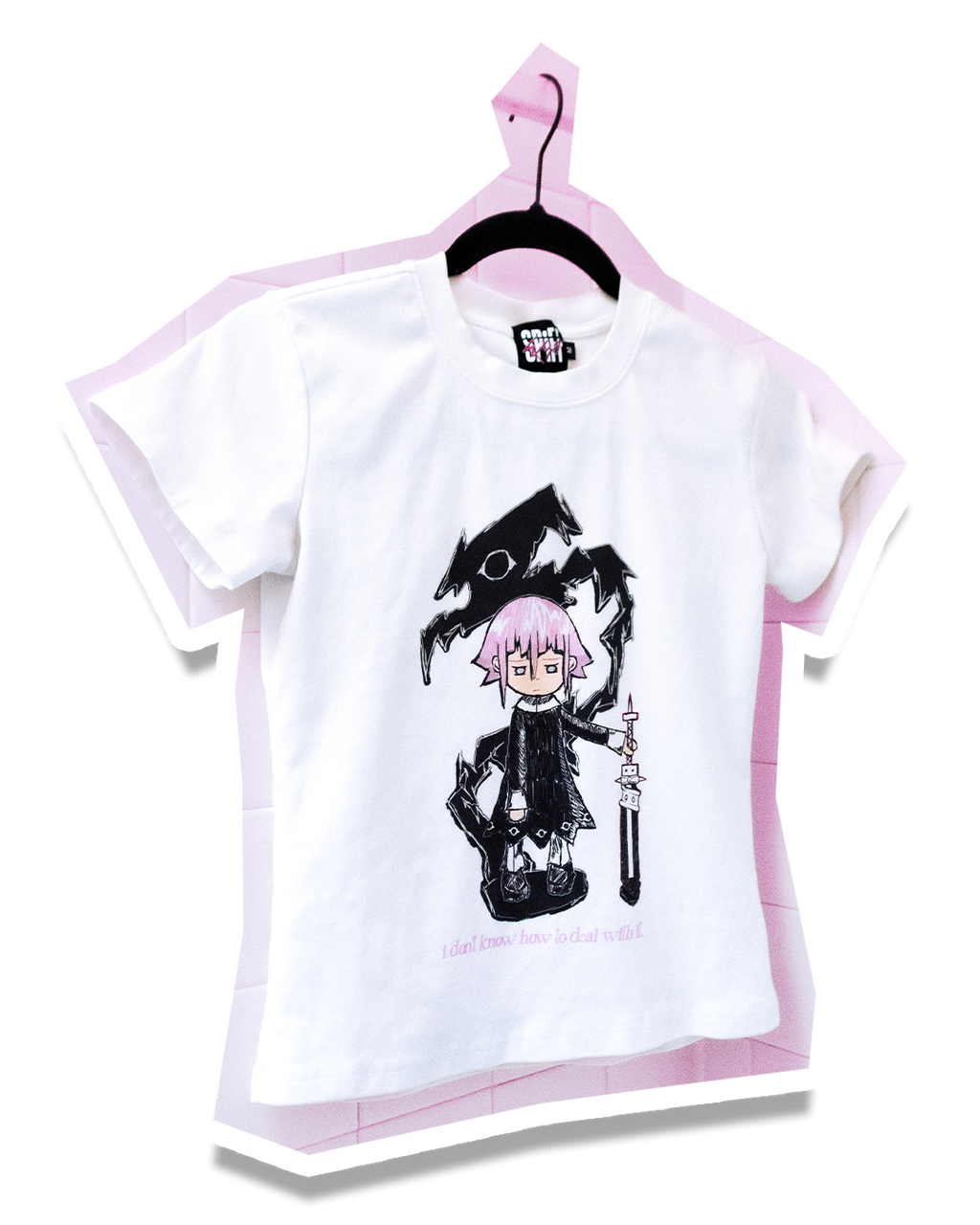 "deal with it." baby tee