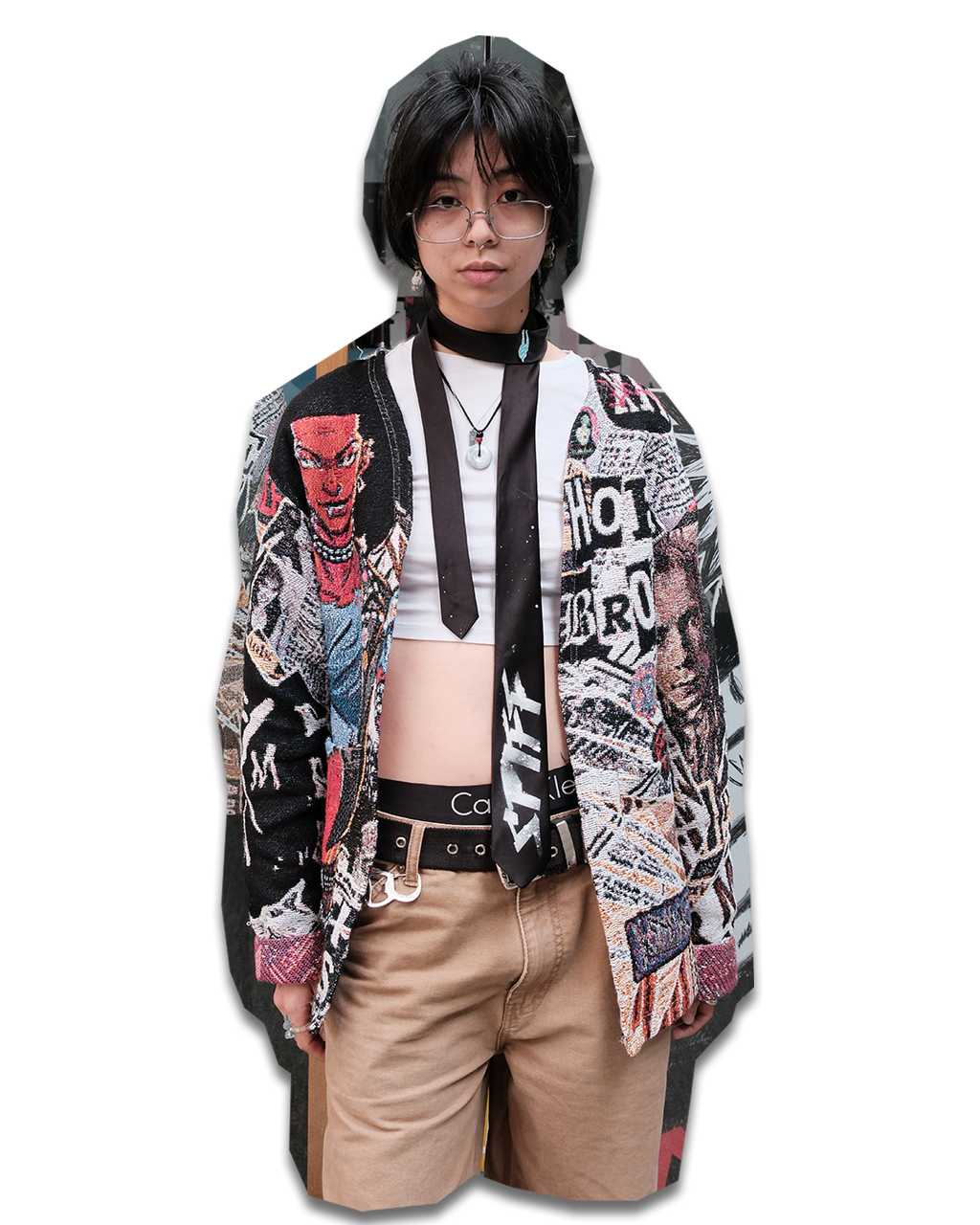 Spider-Punk Tapestry Cardigan