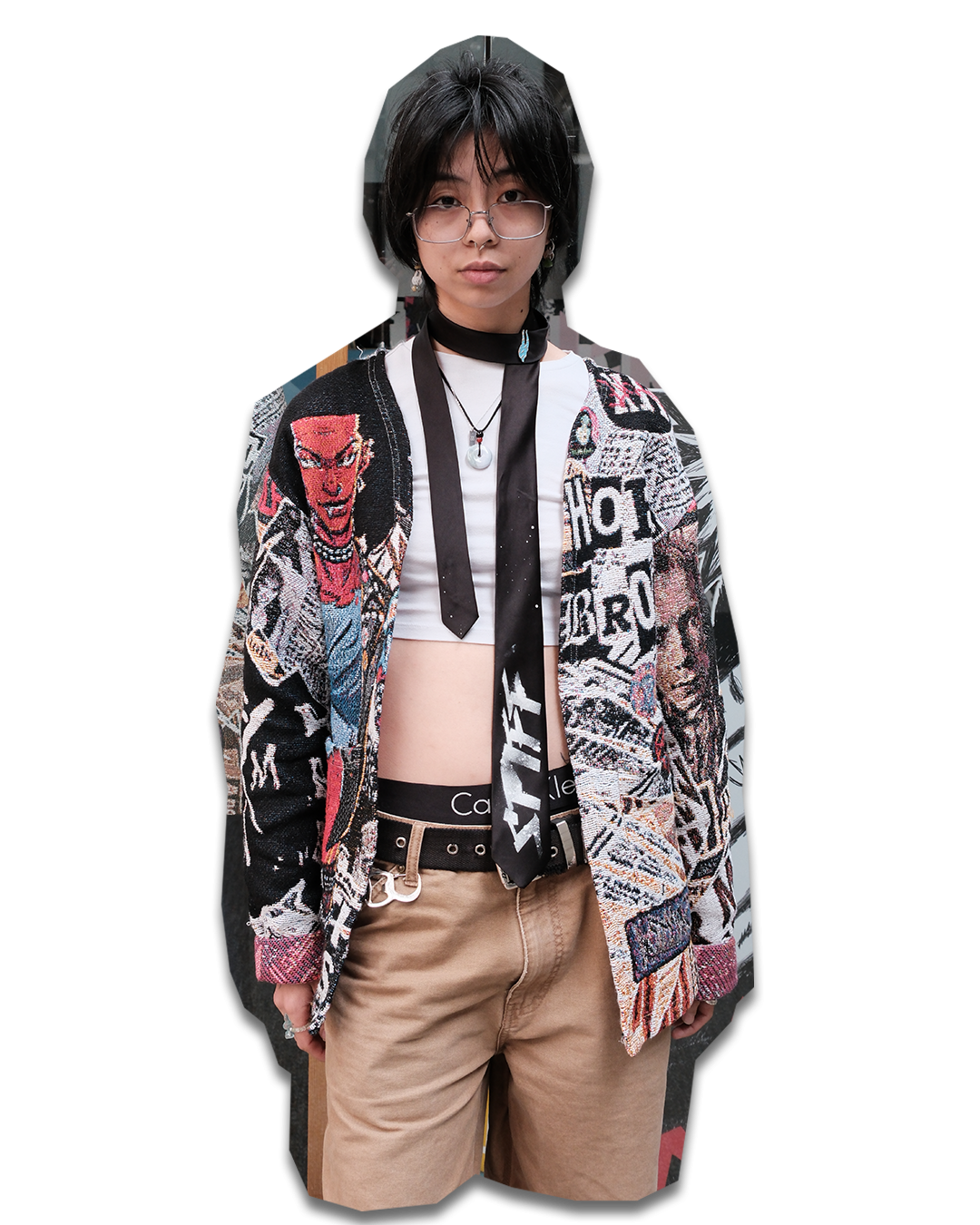 Punk Spidey Tapestry Cardigan – Spiff Passe Punk Spidey Tapestry Cardigan – Spiff Passe