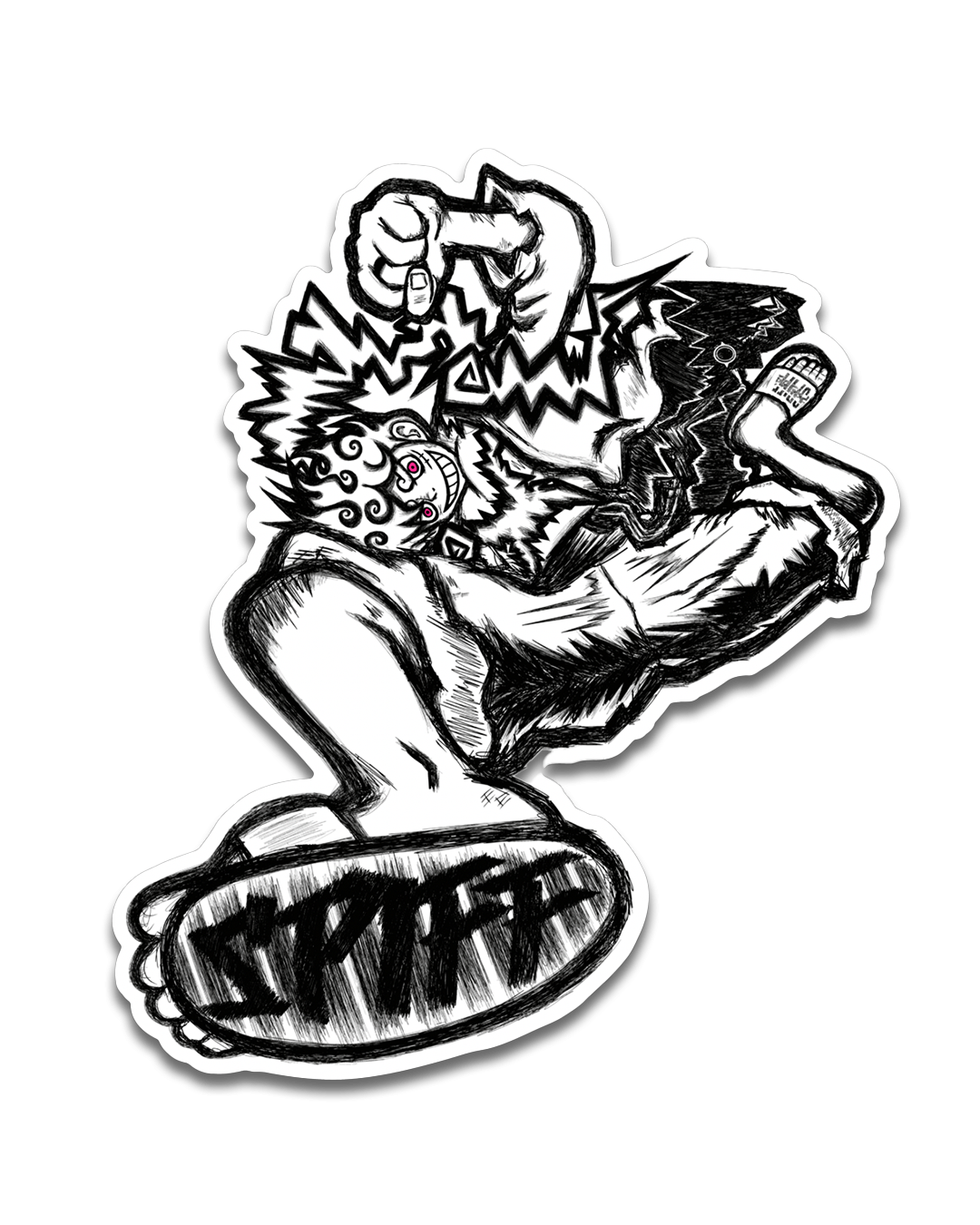 gear 5 sticker Gear 5 Sticker