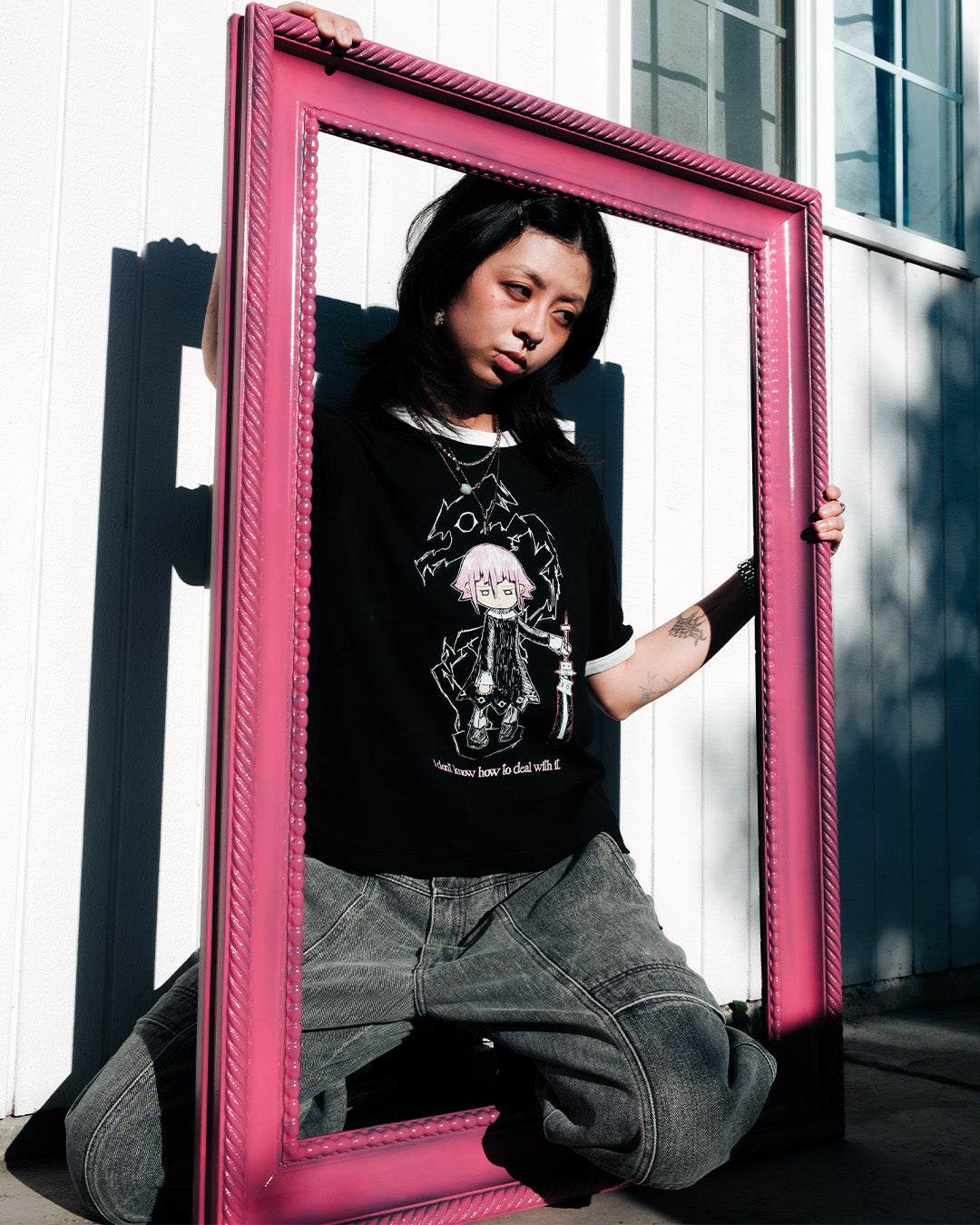 “Deal with it” Crona Ringer Tee