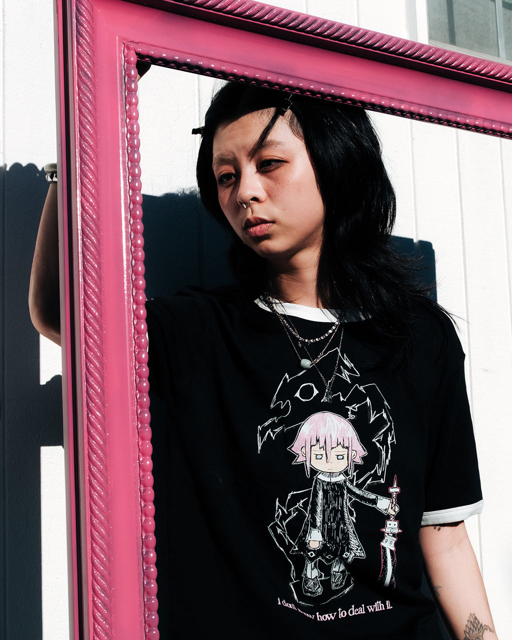 “Deal with it” Crona Ringer Tee
