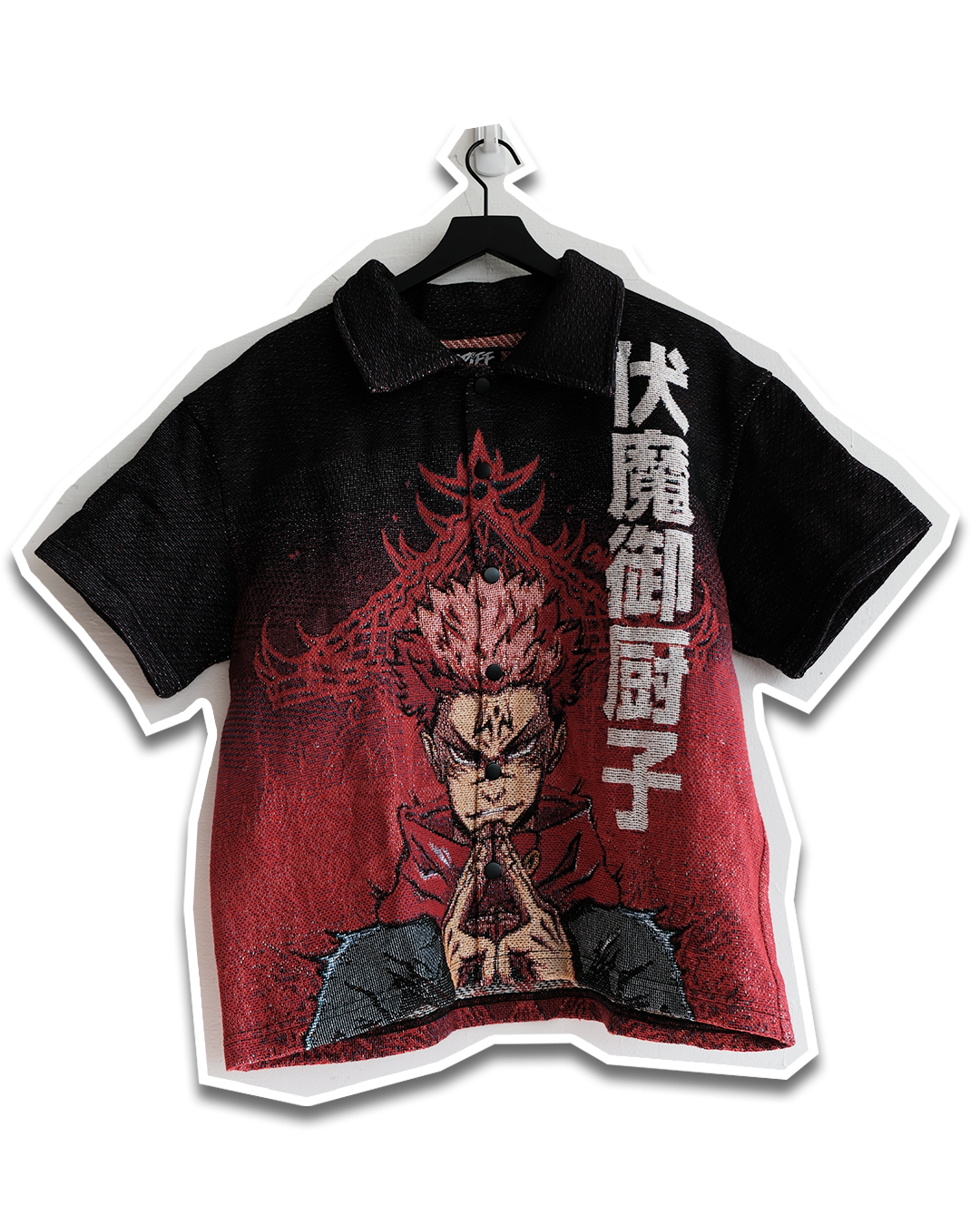 Malevolent Shrine Tapestry Button-Up