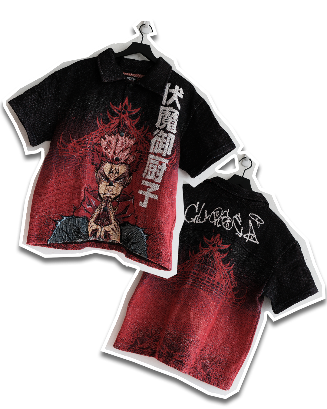 Malevolent Shrine Tapestry Button-Up