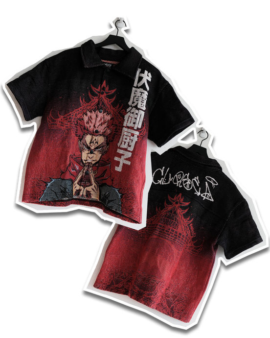 Malevolent Shrine Tapestry Button-Up