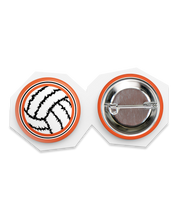 Load image into Gallery viewer, Karasuno Dragon Eye Sticker + Button Pack!