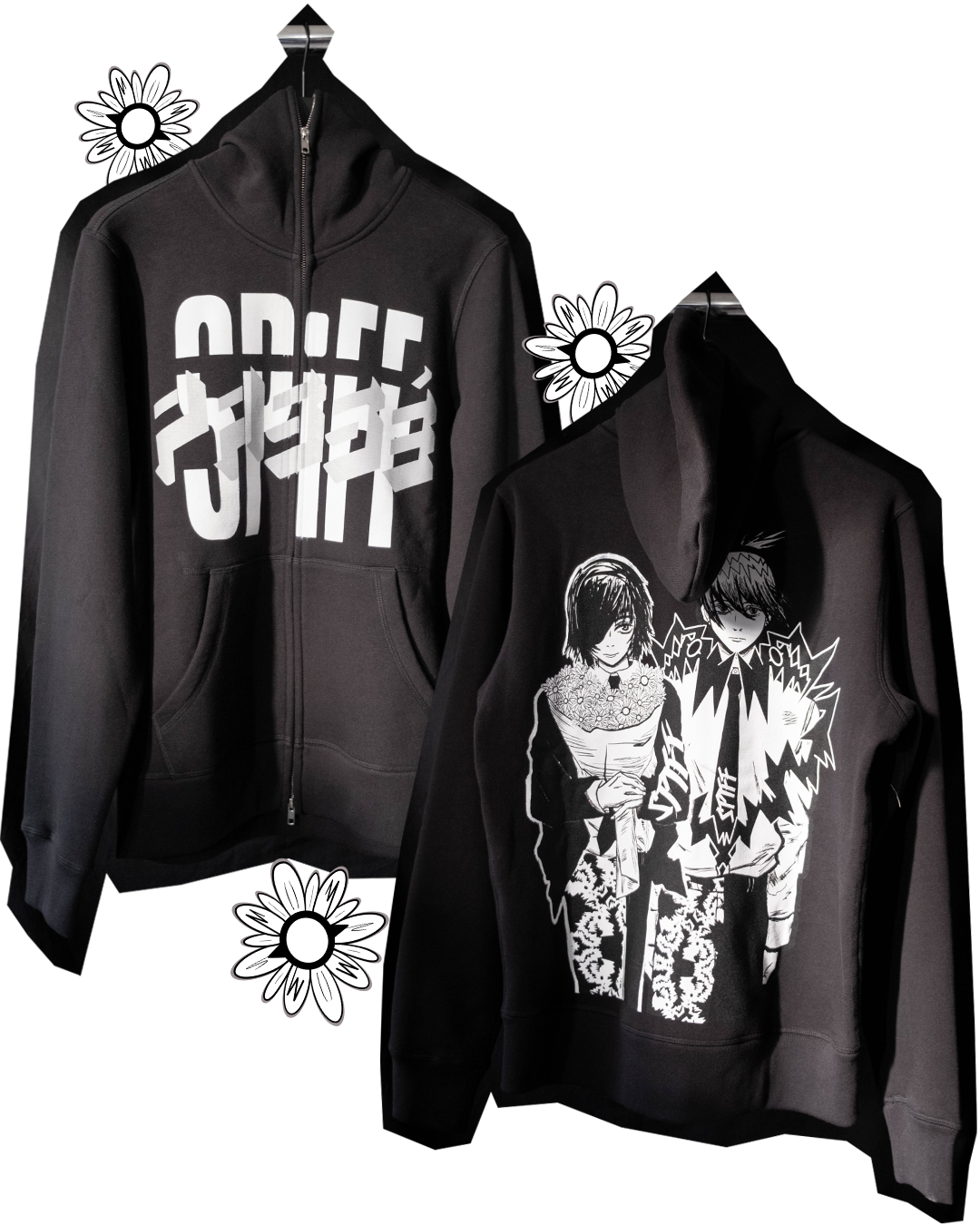 *iMPERFECT* LiFE AFTER: "Aki & Himeno" Full Zip Hoodie