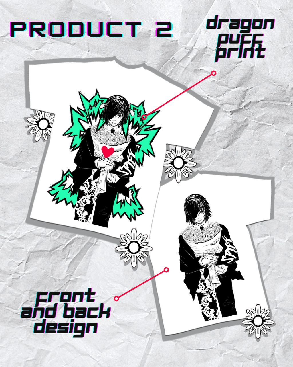 Himeno's Flowers Tee