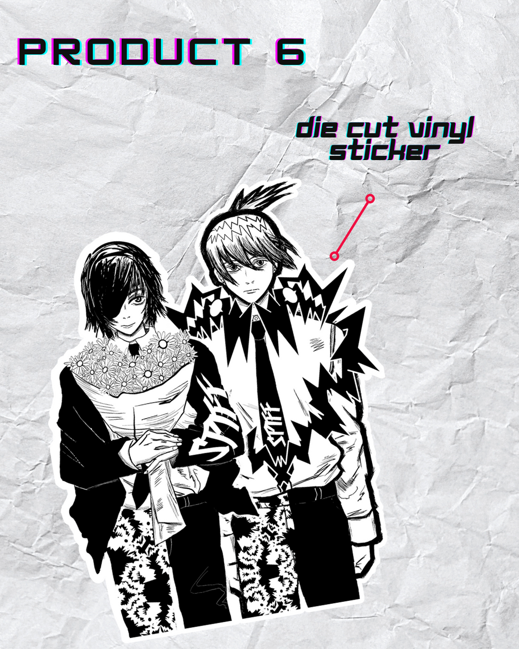 Himeno & Aki Sticker