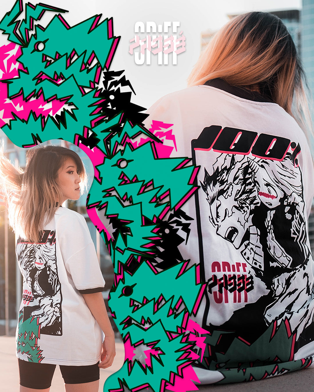 100% DEKU Mock Neck Tee