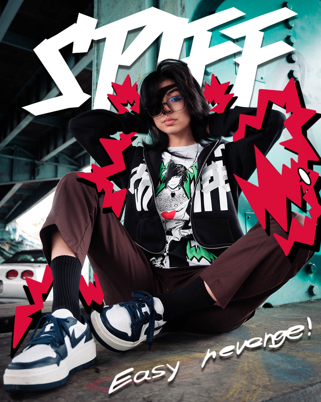 Himeno's Flowers Tee (Chainsaw Man) – Spiff Passe