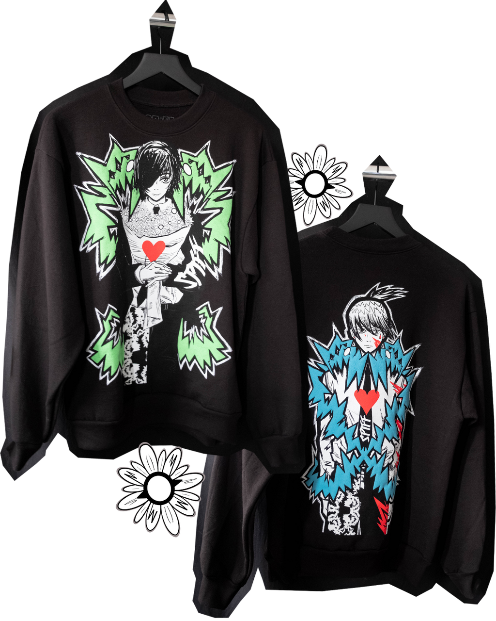 Easy Revenge! Himeno & Aki Heavyweight Crewneck