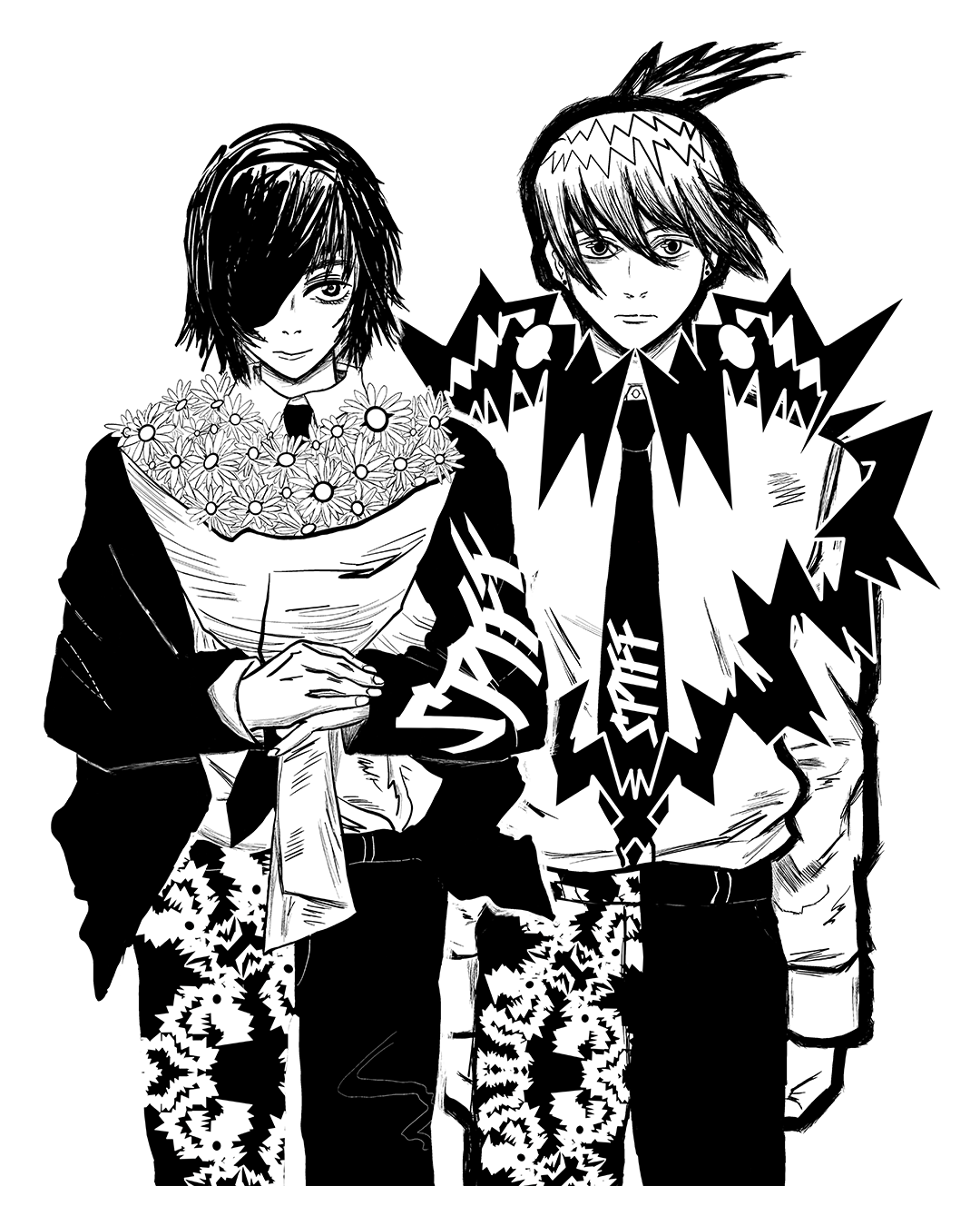 Himeno & Aki Sticker