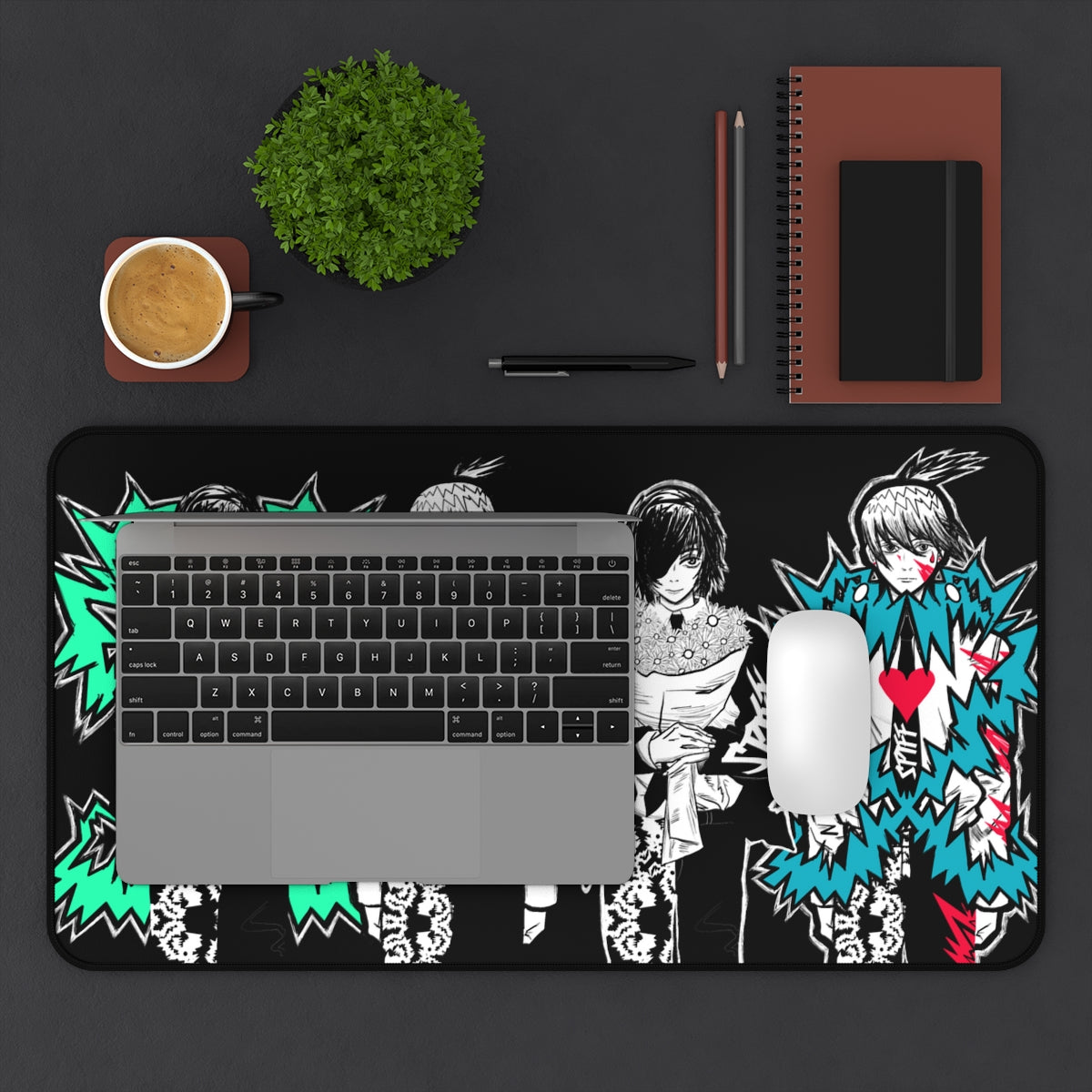 "Aki can cry." Desk Mat